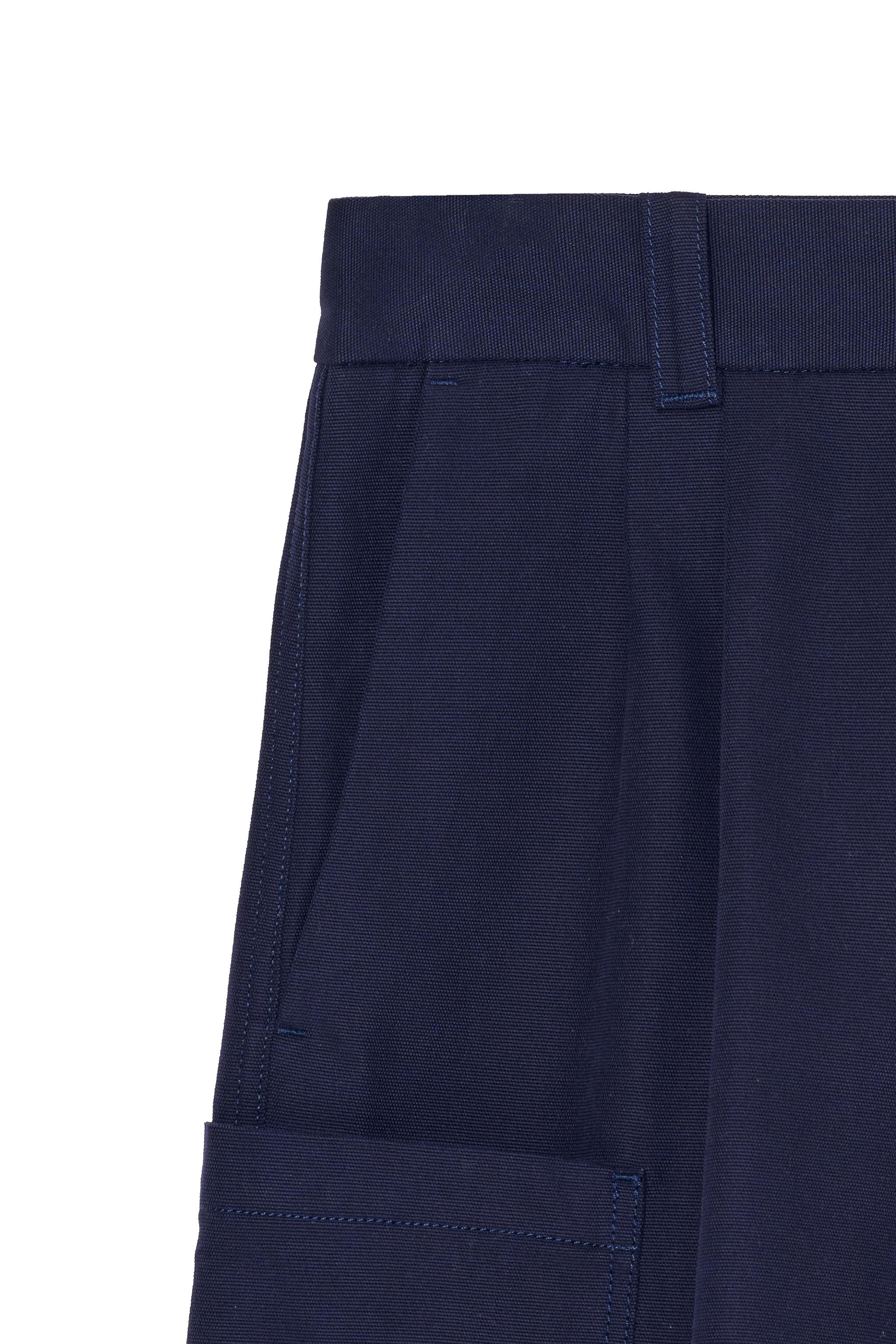 BERMUDA CARGO RELAXED FIT PLISSÉ
